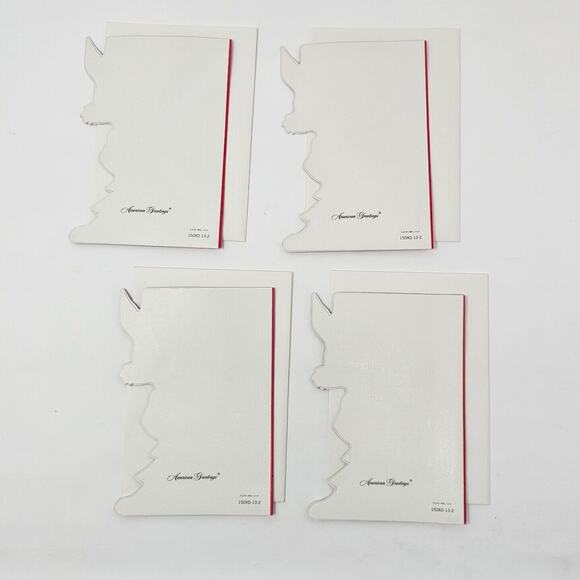 Bugs Bunny Christmas Cards Looney Tunes American Greetings Unused Set of 4 Vtg - Picture 5 of 9